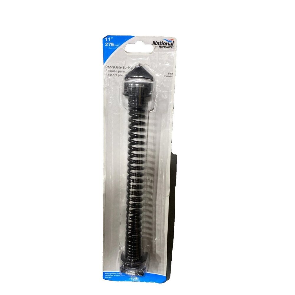 National Hardware N165-498/V850 Black Door & Gate Springs 11" w/Mounting Screws